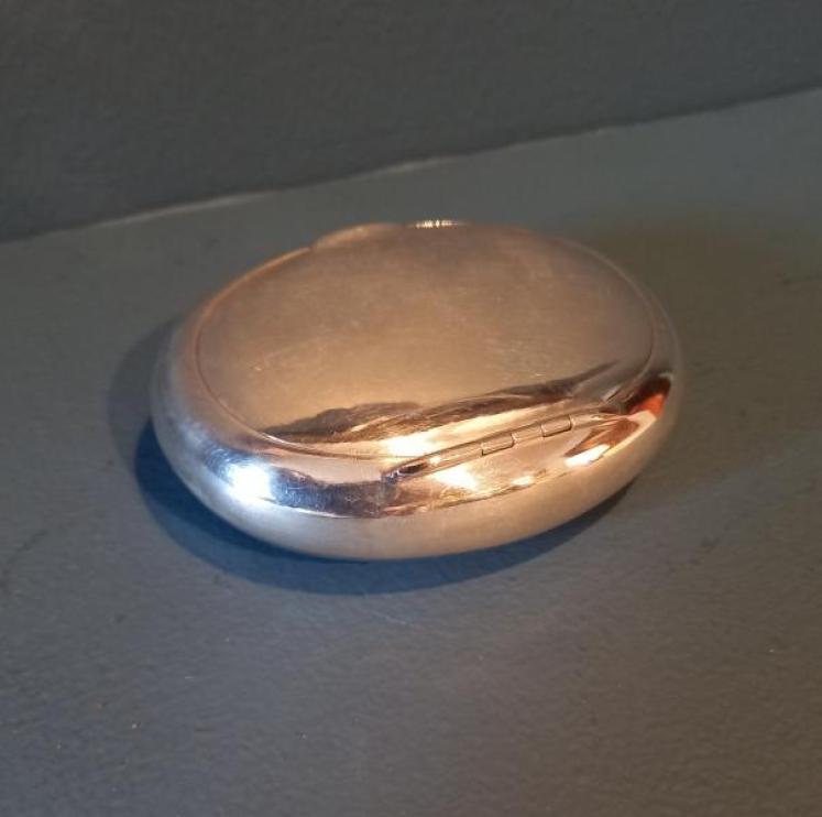 George V Silver 'Pebble' Table Snuff - Image 7