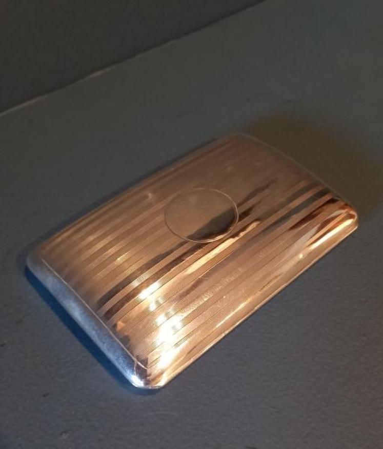 George V Silver Curved Cigar Case - Image 7