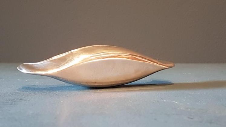 Edwardian Silver Canoe Pin Cushion - Image 2