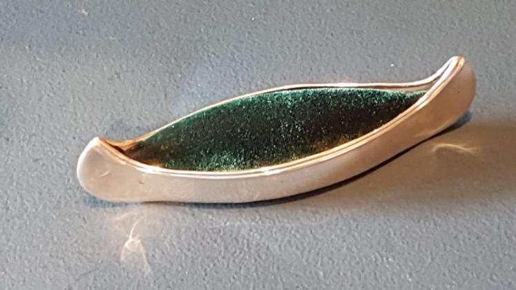 Edwardian Silver Canoe Pin Cushion - Image 6