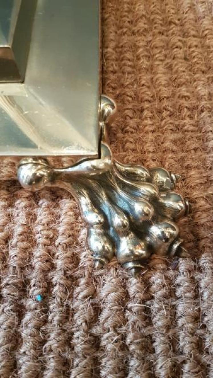 Edwardian Cast Brass Corinthian Column Lamp Standard - Image 6