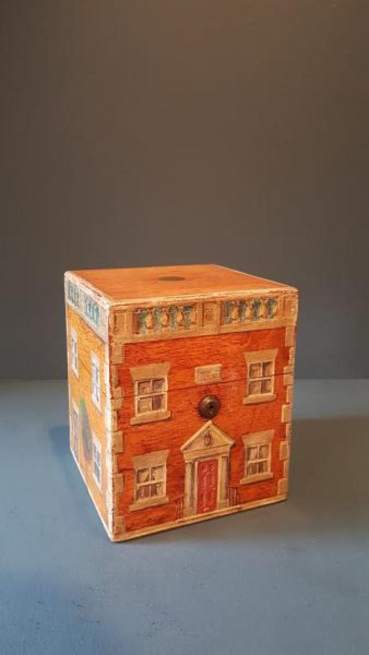 Victorian Country House Oak Spirits Box - Image 6