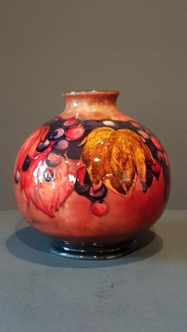 Moorcroft Leaf and Berries Flambé Vase  - Image 1