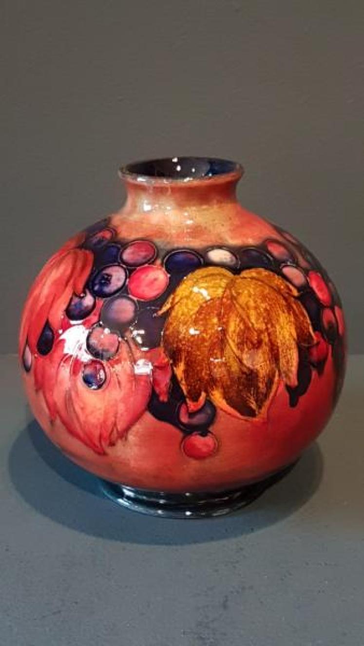 Moorcroft Leaf and Berries Flambé Vase  - Image 6