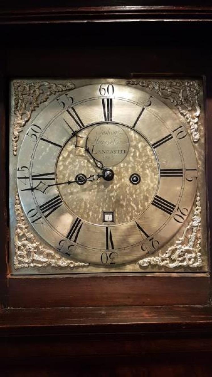 George III Oak Lancaster Longcase Clock - Image 2