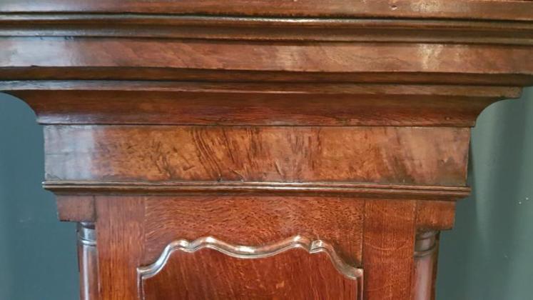 George III Oak Lancaster Longcase Clock - Image 4