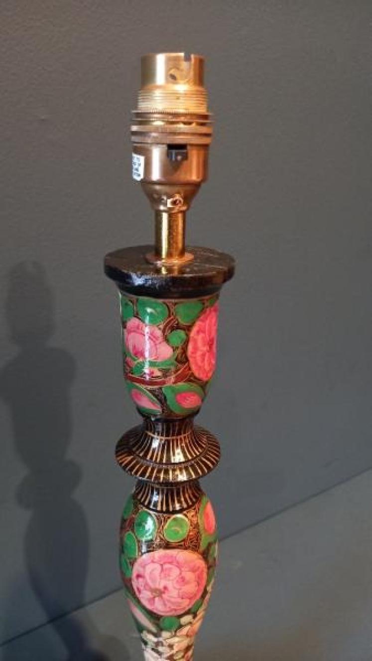Edwardian Period Kashmiri Table Lamp - Image 4