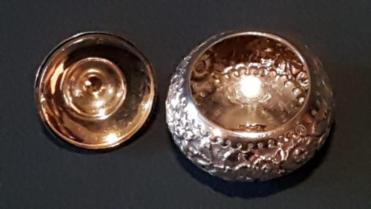 Victorian Silver Ring Pot - Image 2