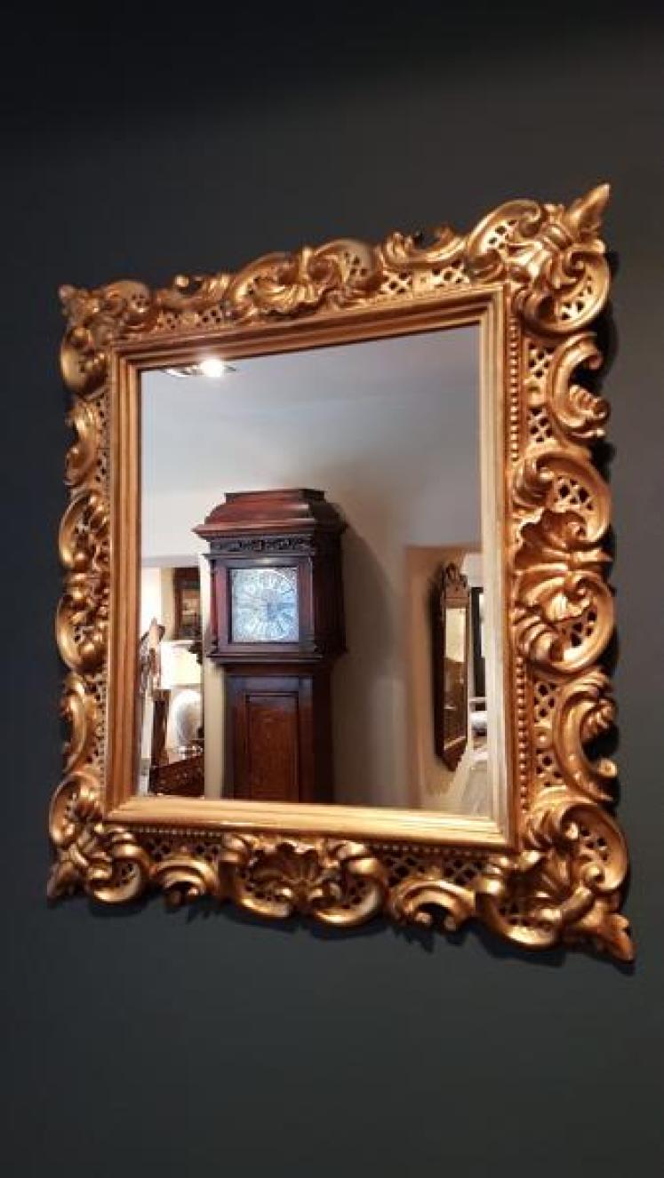 Victorian Timber Gilt Florentine Mirror - Image 3