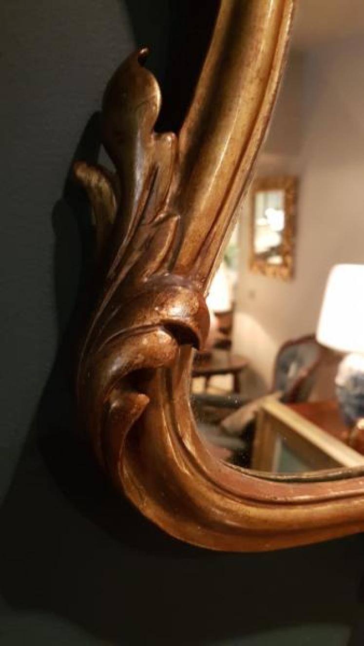 Matching Pair of Victorian Timber Gilt Mirrors - Image 6