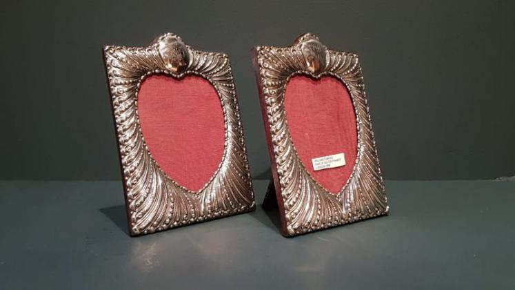 Pair of Victorian Silver Photo Frames by William Comyns - Image 1