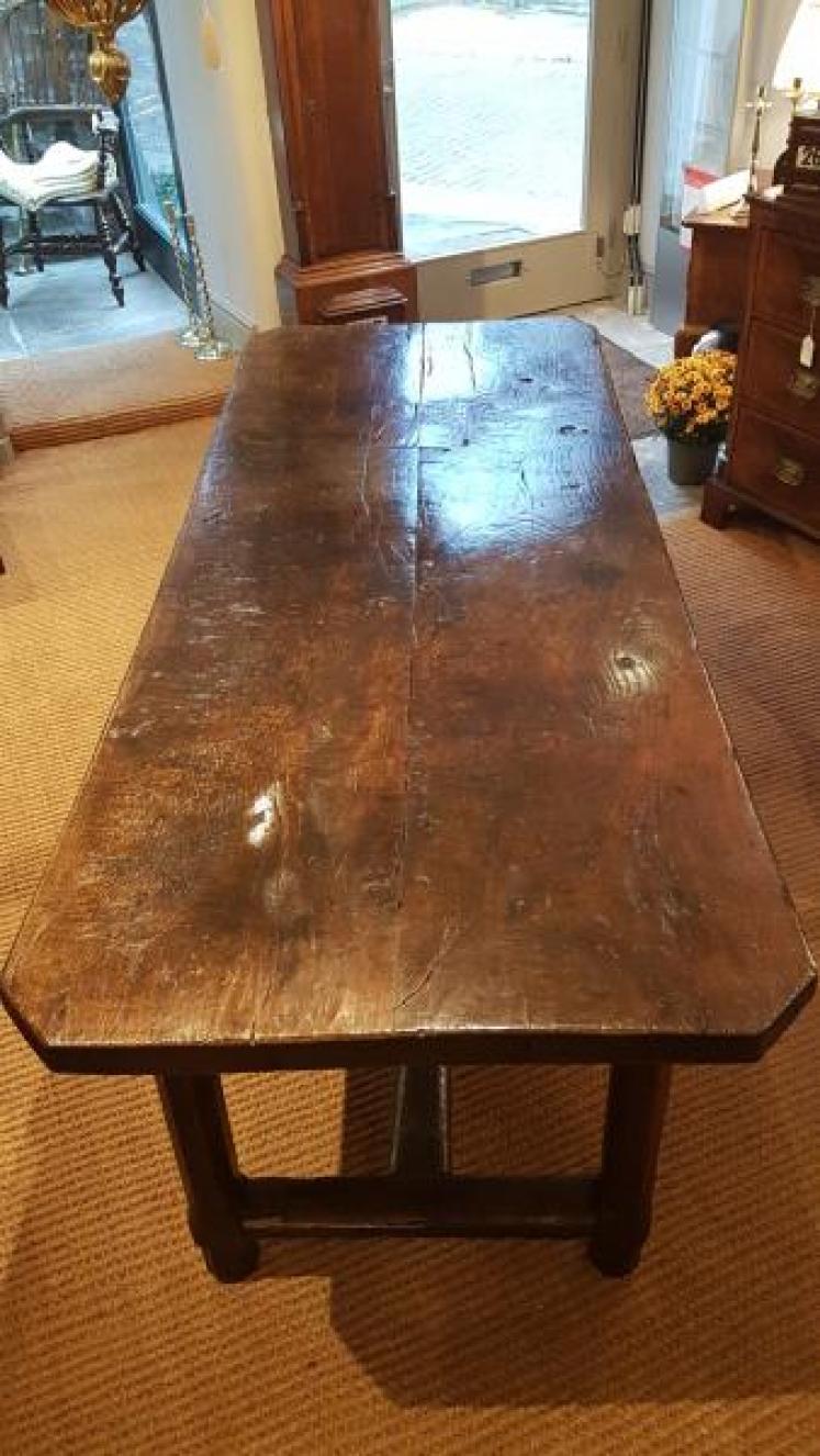 George III Oak Farmhouse Refectory Table - Image 2