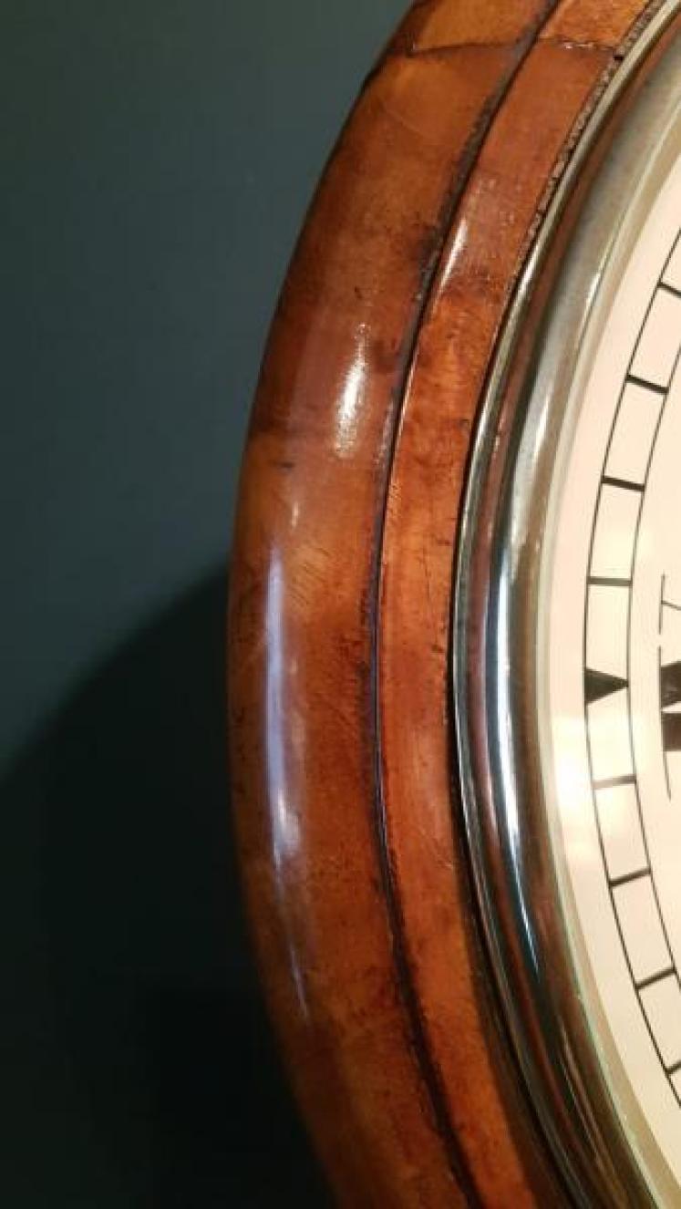 George V Single Fusee English Dial Clock - Image 7