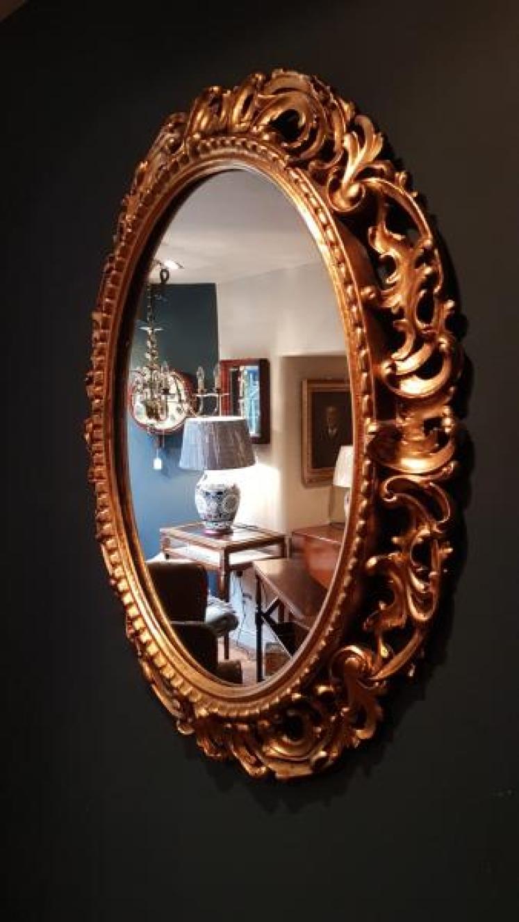 Superb Large Victorian Timber Gilt Mirror - Image 5