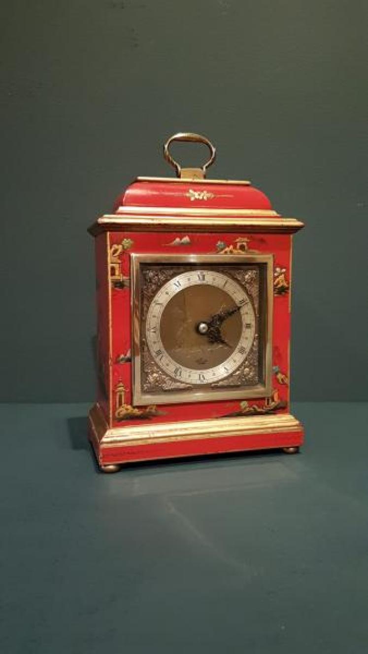 Elliot London Chinoiserie Mantel Clock - Image 1