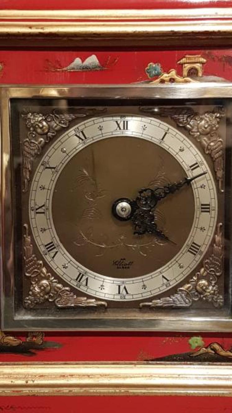 Elliot London Chinoiserie Mantel Clock - Image 3