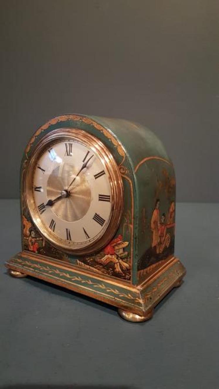 Edwardian Chinoiserie Mantel Clock - Image 3