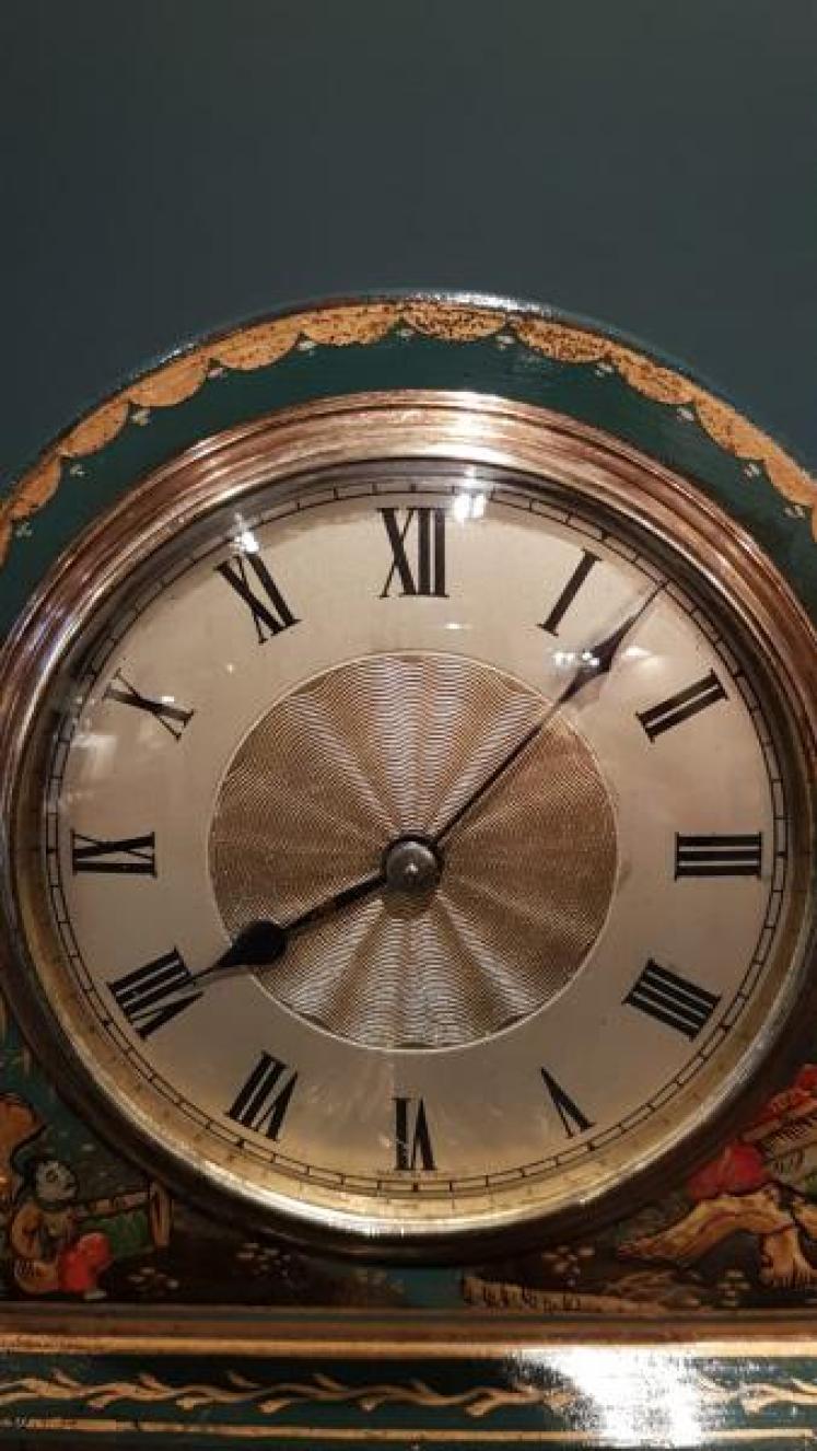 Edwardian Chinoiserie Mantel Clock - Image 5