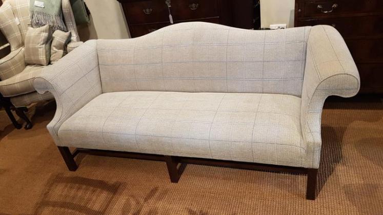 Chippendale Revival Hump Back Sofa - Image 1