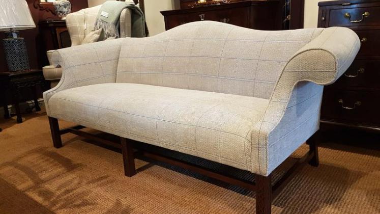Chippendale Revival Hump Back Sofa - Image 3