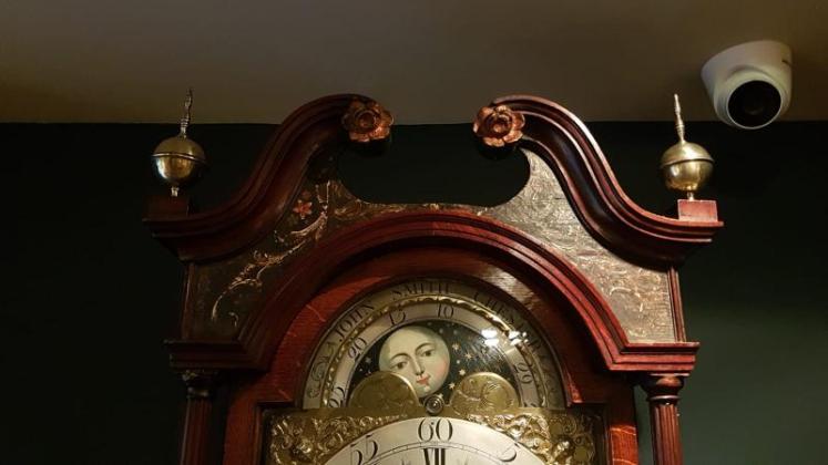 George III Oak 8 Day John Smith Chester Moon Phases Longcase Clock - Image 3