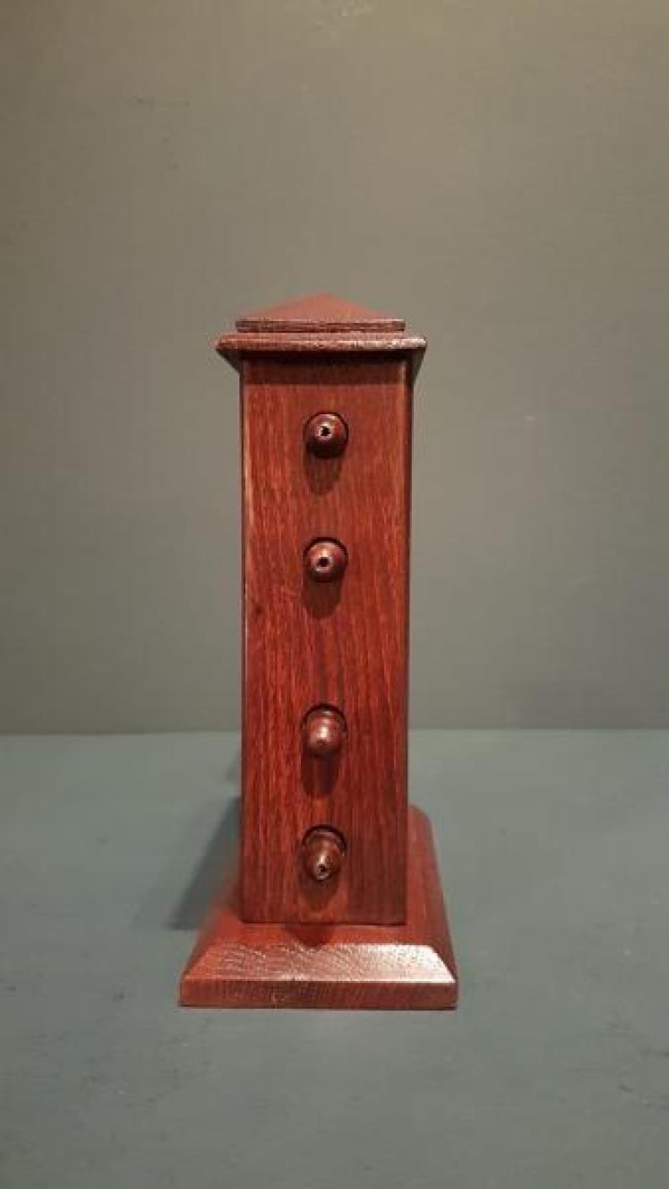 Edwardian Solid Oak Perpetual Desk Calendar - Image 3