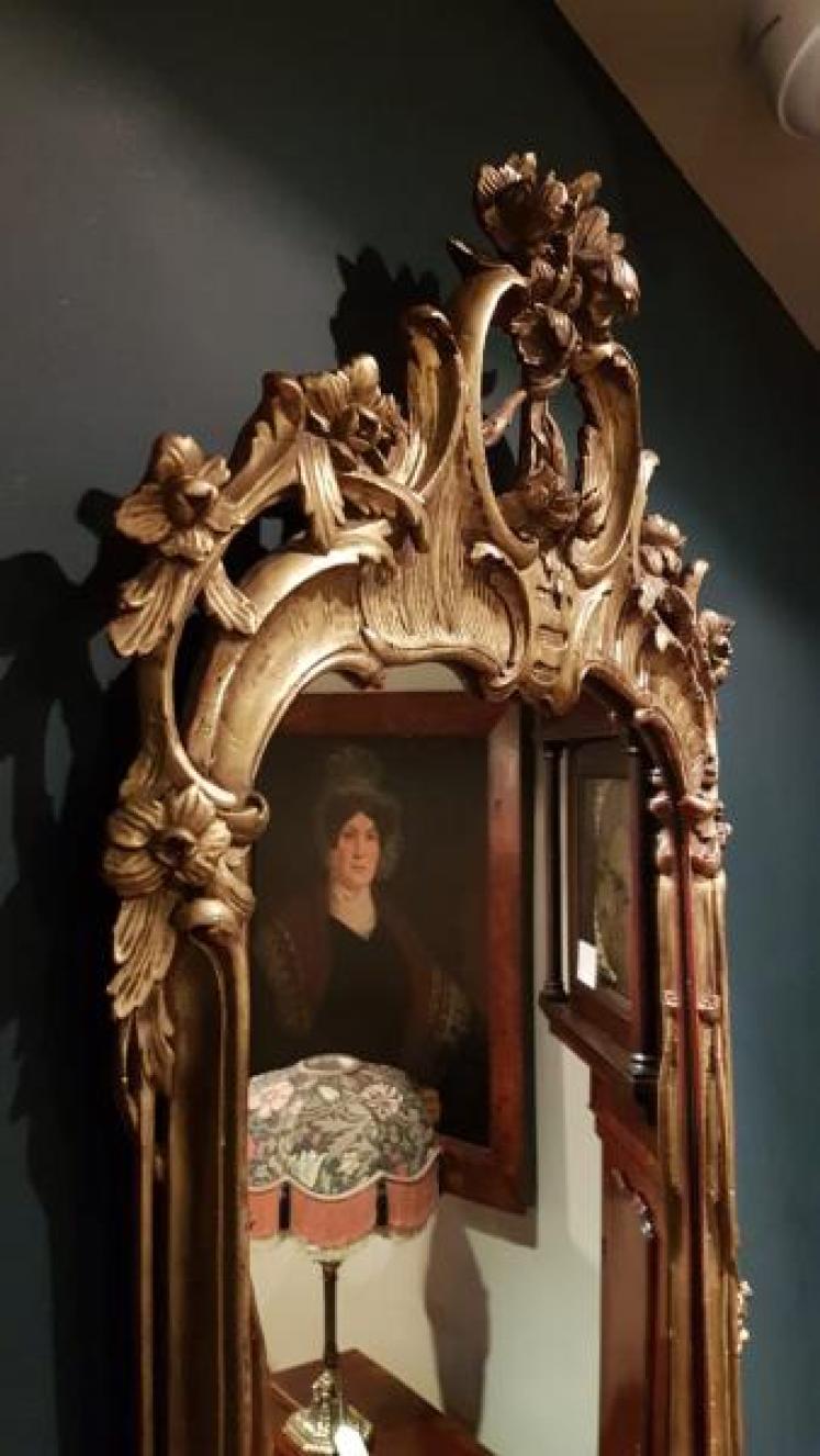 Late Victorian Plaster Gilt Mirror - Image 5