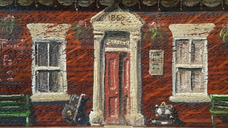 Victorian Oak Painted Country House Box - Image 3