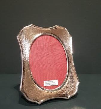 Edwardian Planished Silver Photo Frame