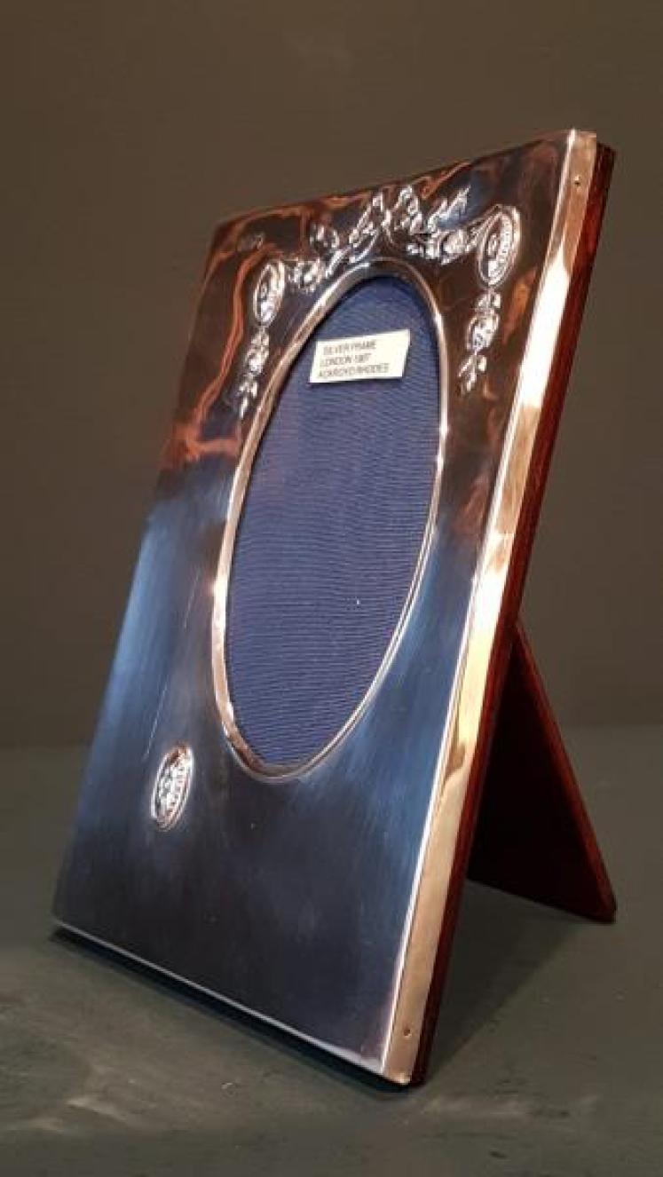 Edwardian Silver Photo Frame - Image 6