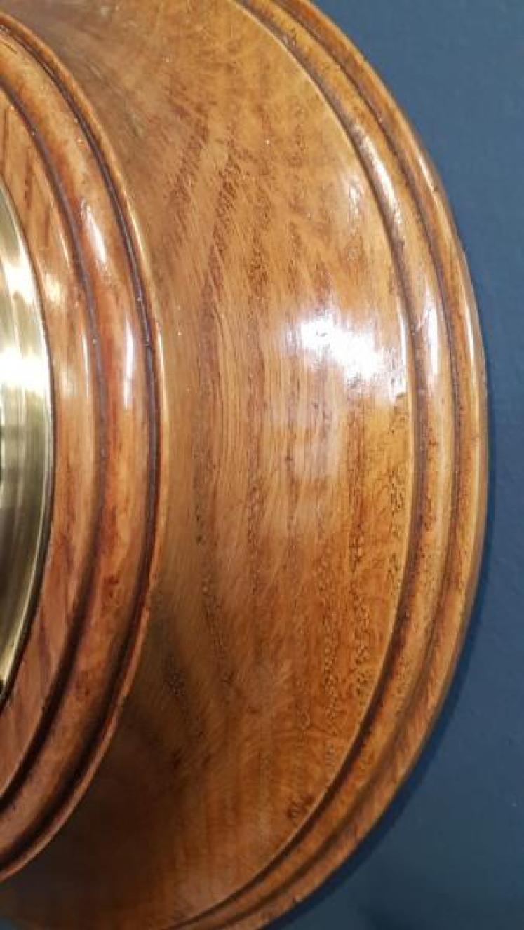 Victorian Golden Oak Cased Negretti and Zambra Barometer - Image 4