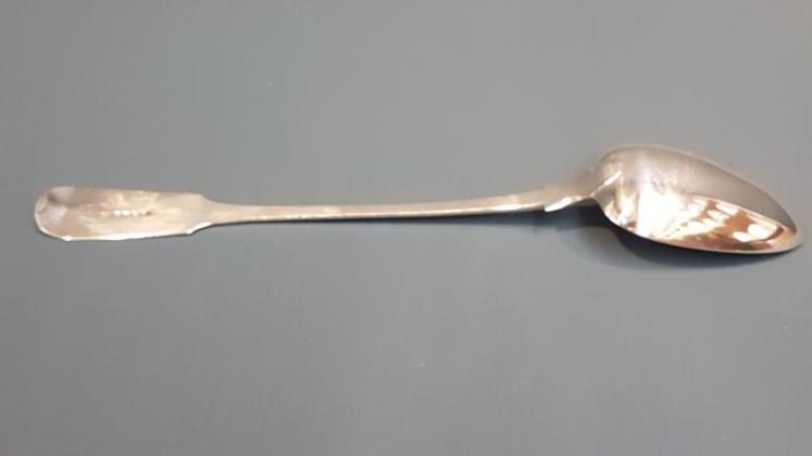 Georgian Exeter Silver Rat Tail Hash Spoon - Image 3