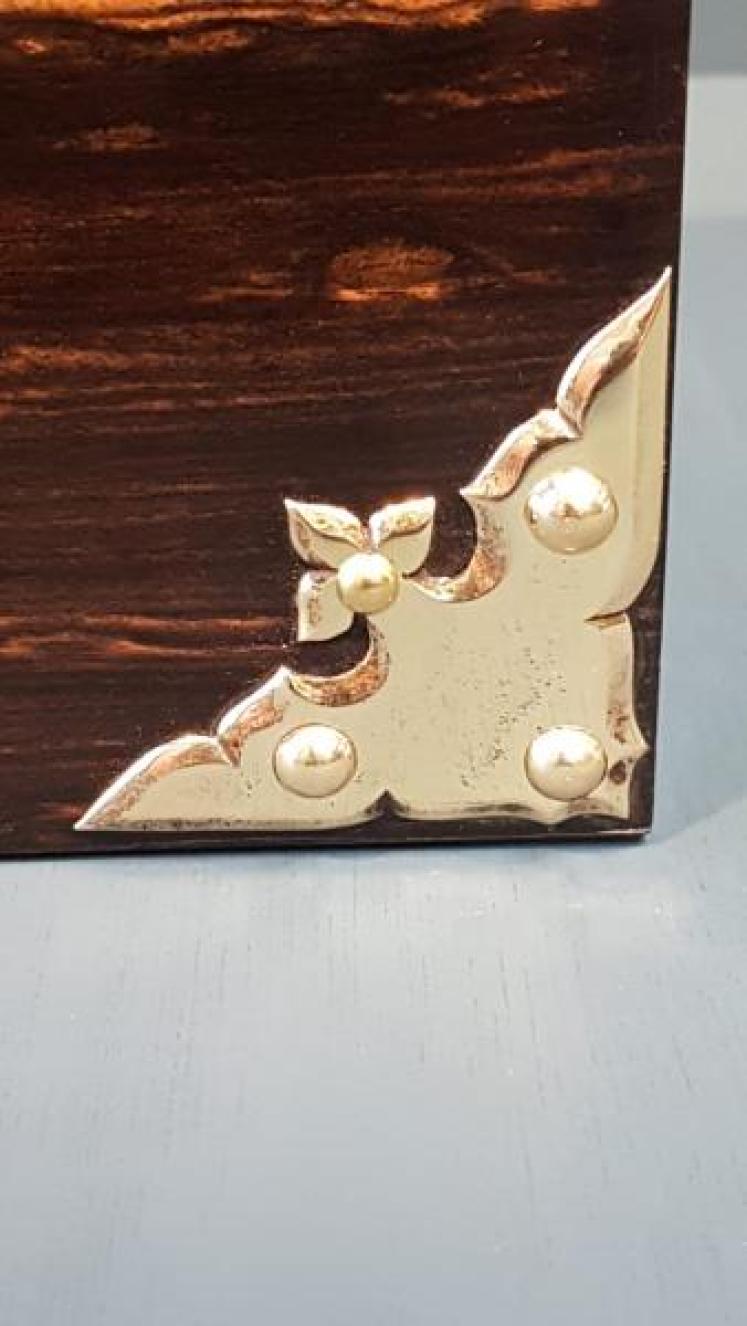 Superb Colomandel Stationary Box With Wedgwood Panel  - Image 7