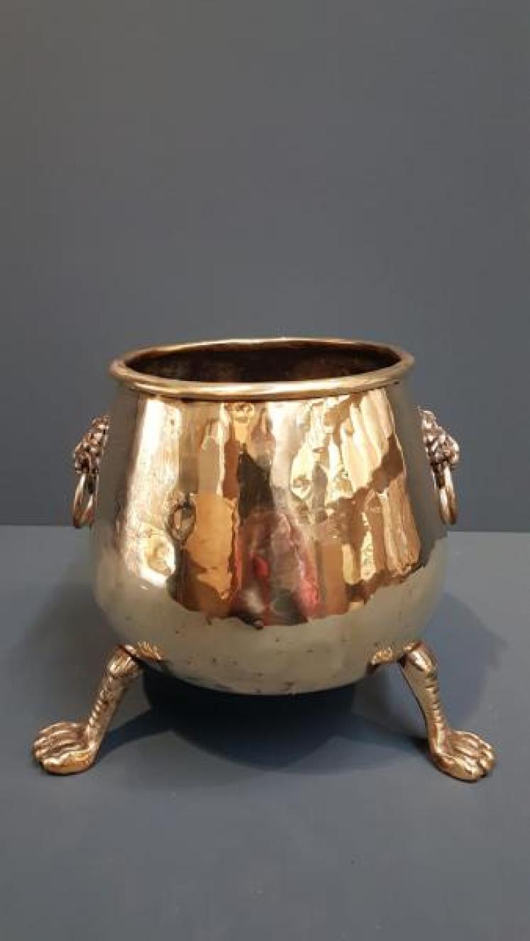 Victorian Brass Planter - Image 4