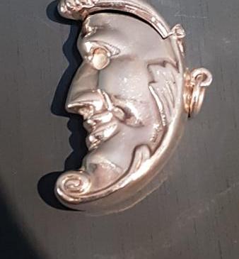 Silver Man in the Moon Vesta Case