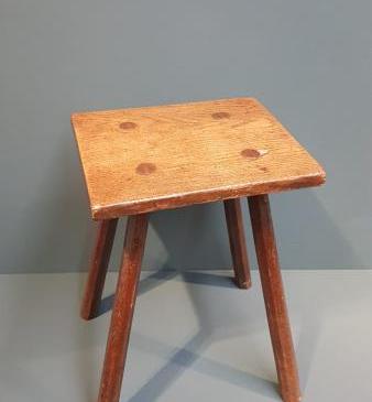 Late Georgian Ash and Elm Stool