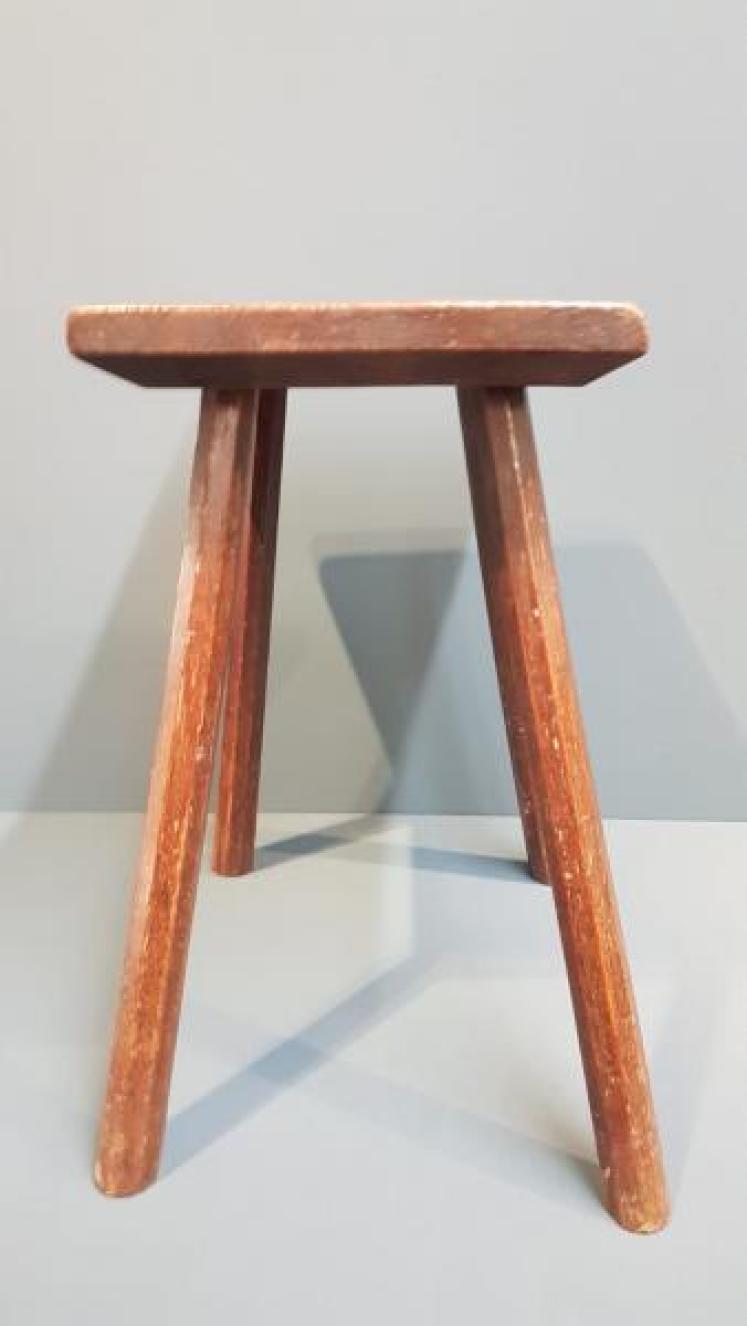 Late Georgian Ash and Elm Stool - Image 5