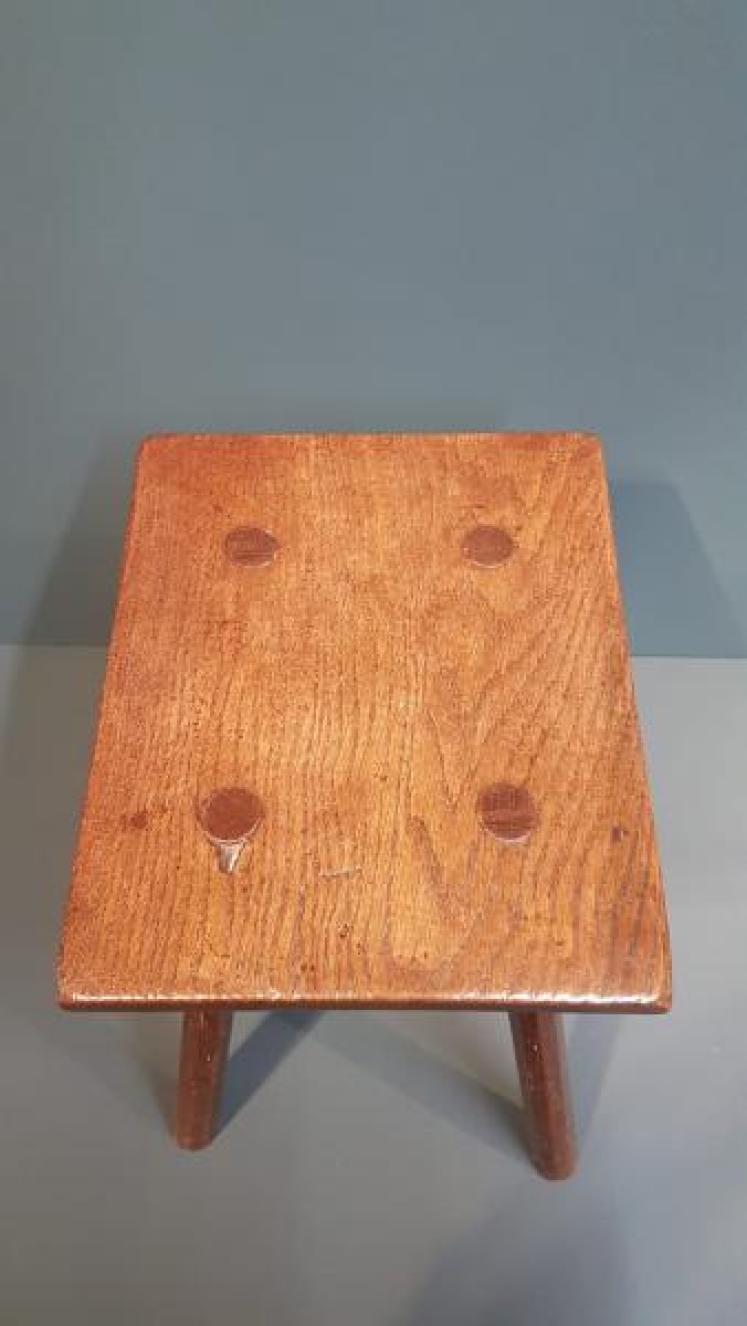 Late Georgian Ash and Elm Stool - Image 6