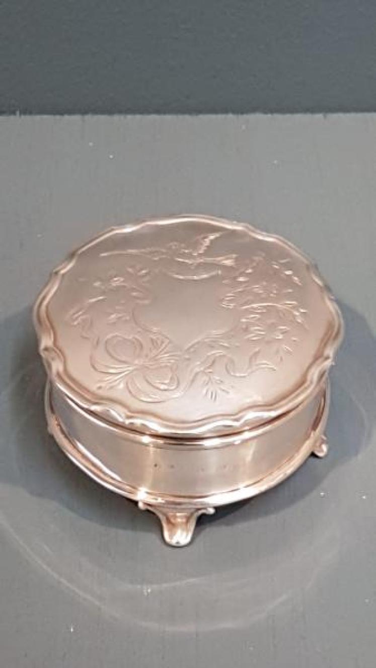 George V Silver Ring Box - Image 5