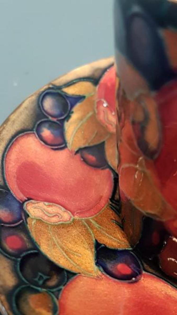 Moorcroft Coffee Cup and Saucer - Image 2