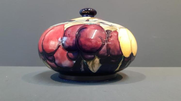 Moorcroft Wisteria Table Jar and Cover - Image 2
