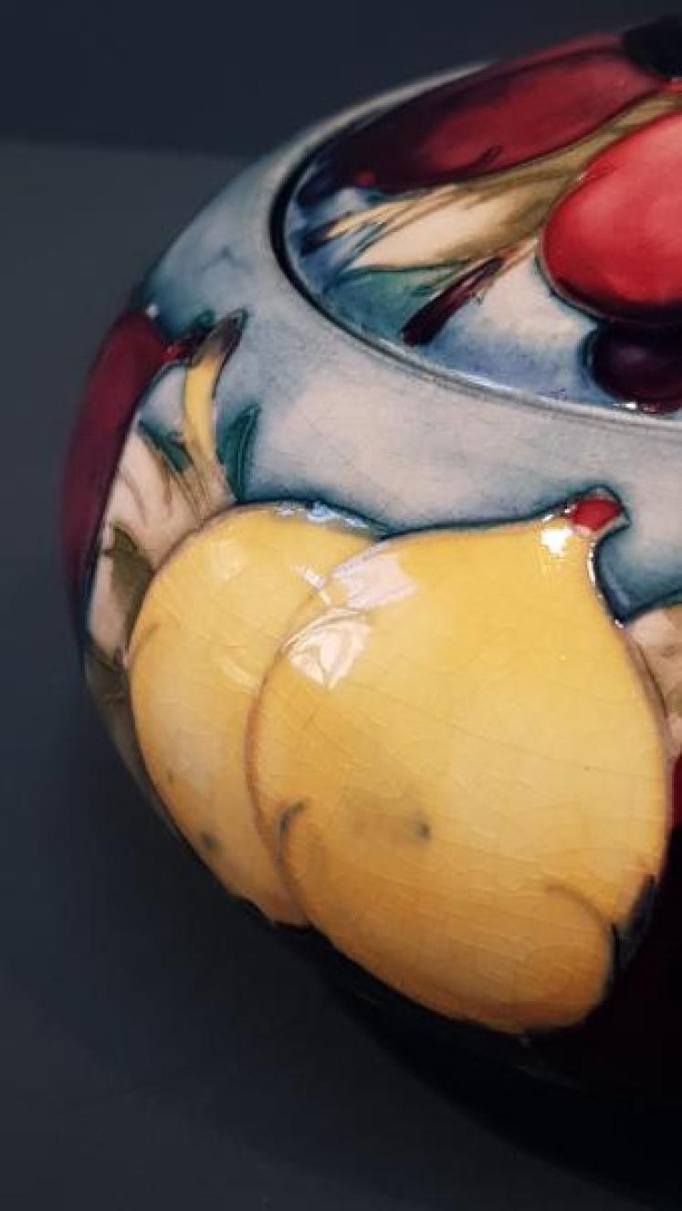 Moorcroft Wisteria Table Jar and Cover - Image 6
