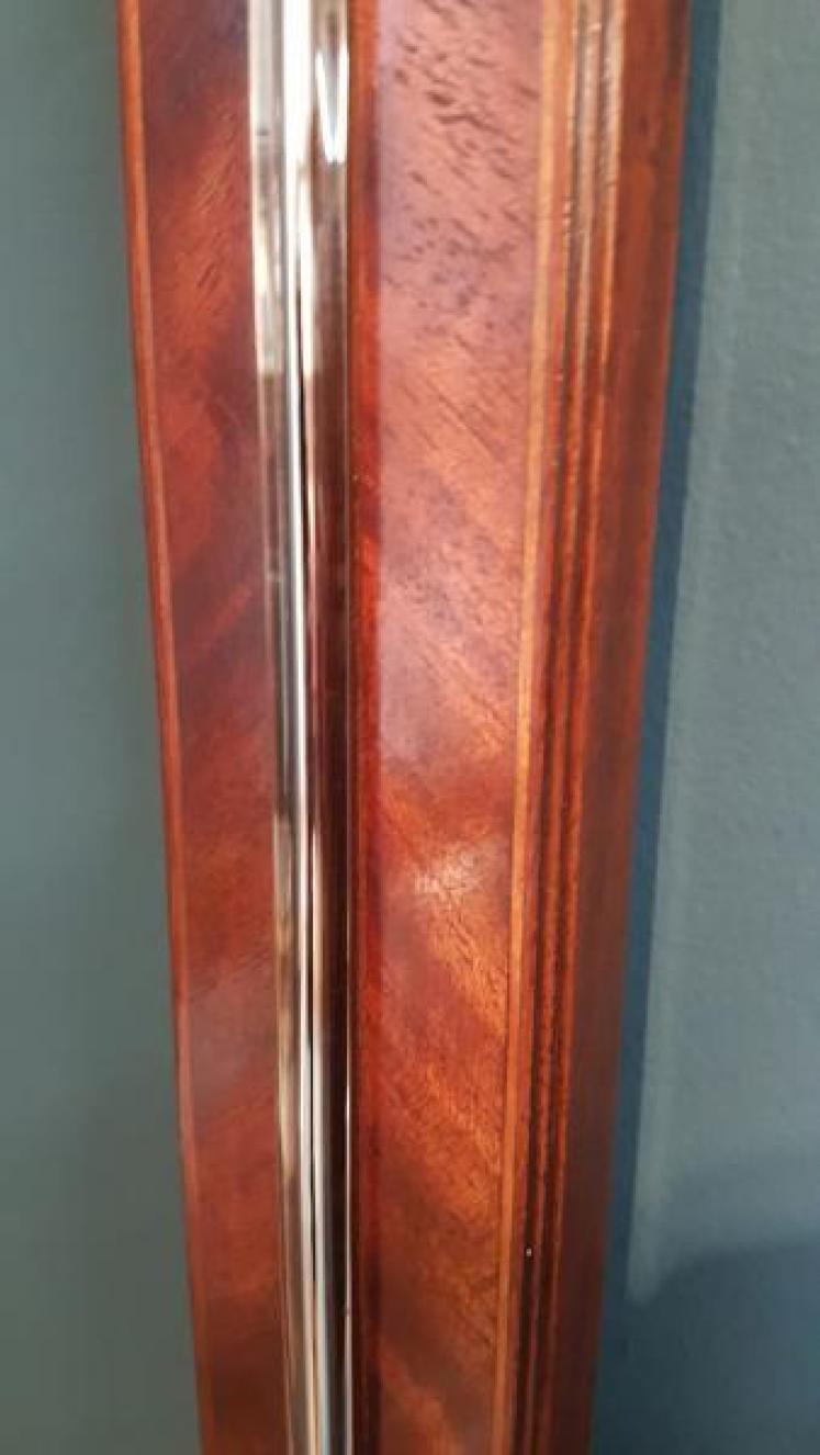 George III Mahogany Stick Barometer - Image 5