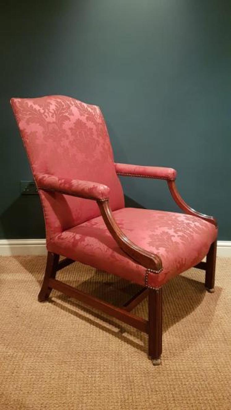 George III Gainsborough Chair - Image 2