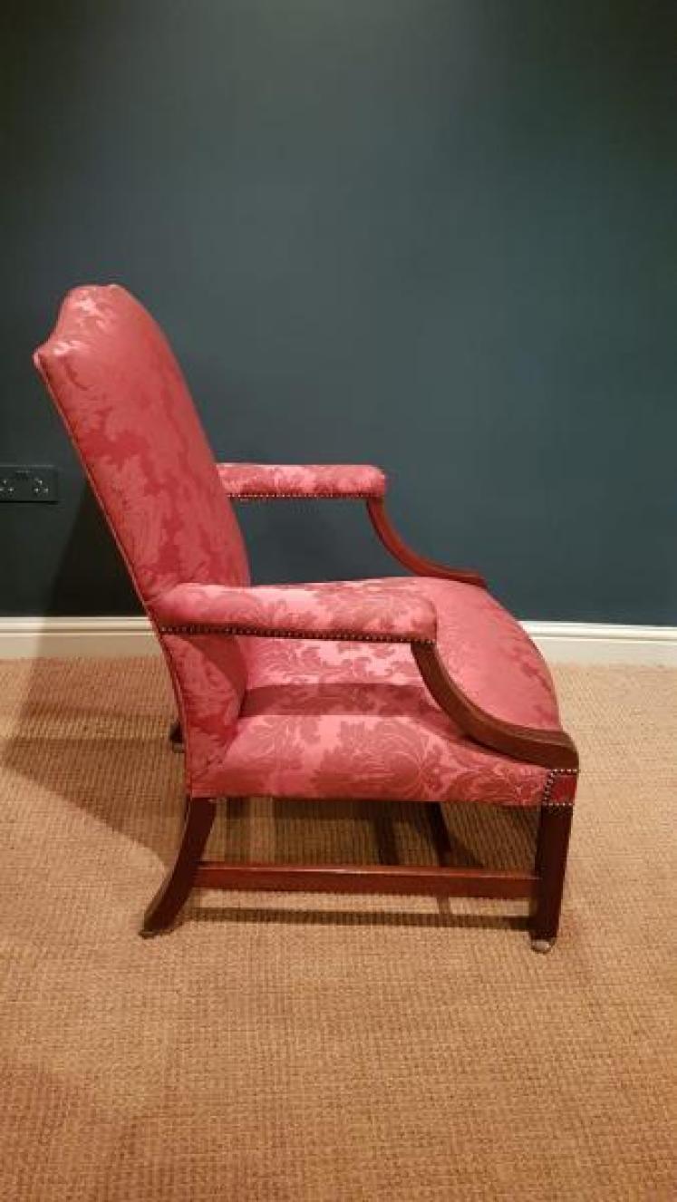George III Gainsborough Chair - Image 5
