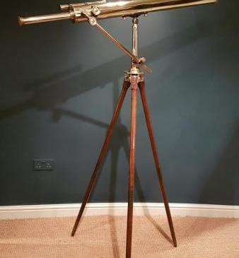 Victorian Telescope and Stand by Frank's, Manchester