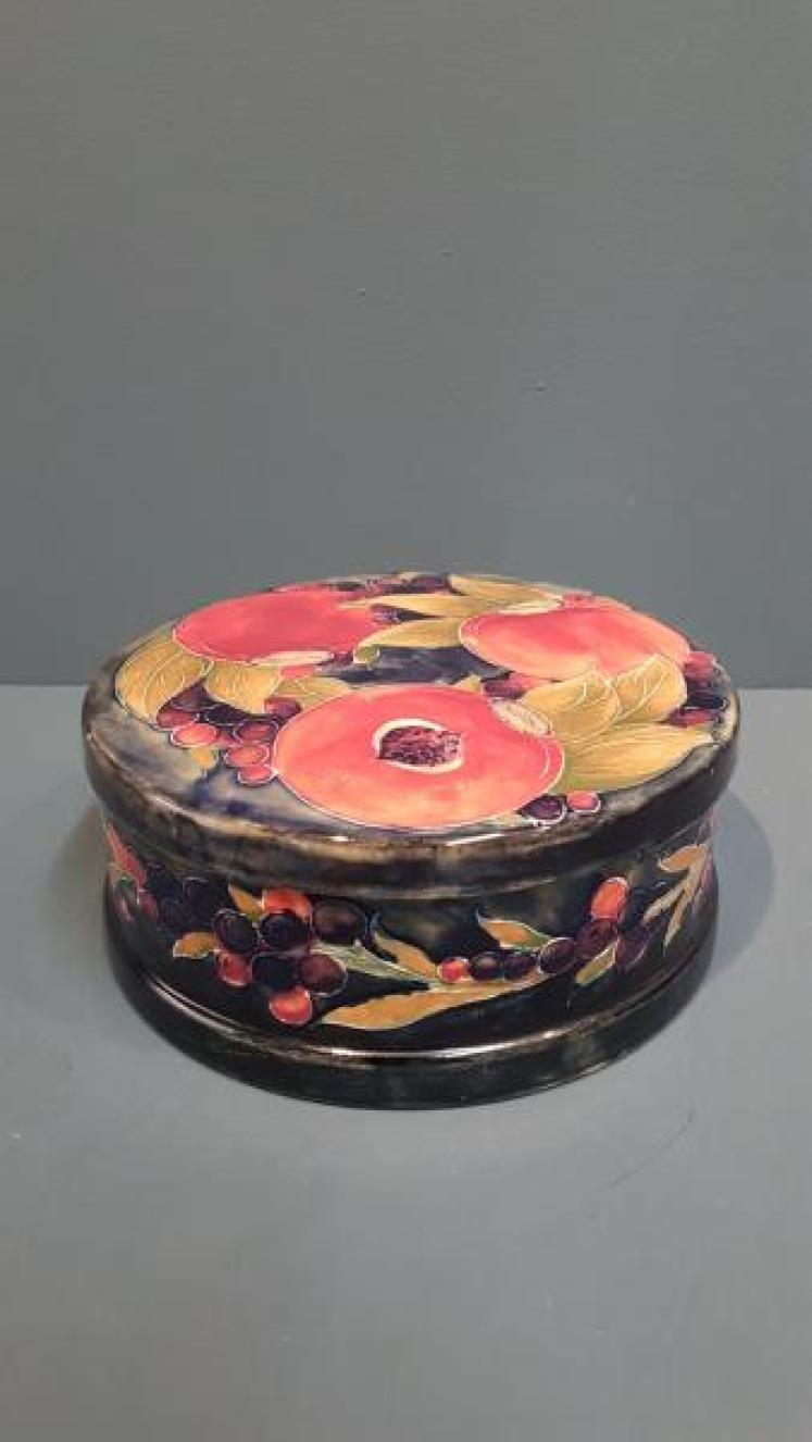 Unusual Moorcroft Circular Table Box - Image 1
