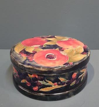 Unusual Moorcroft Circular Table Box