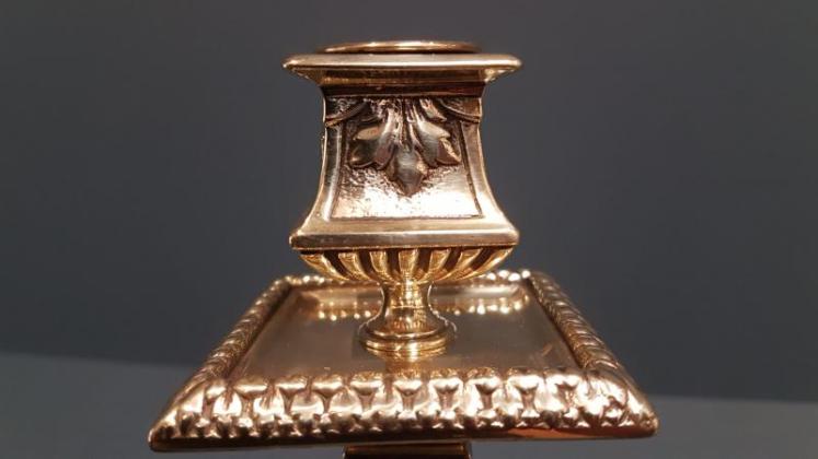 Pair Victorian Brass Candlesticks - Image 4