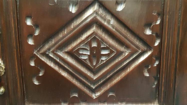 Charles II Oak Spice Cupboard - Image 6